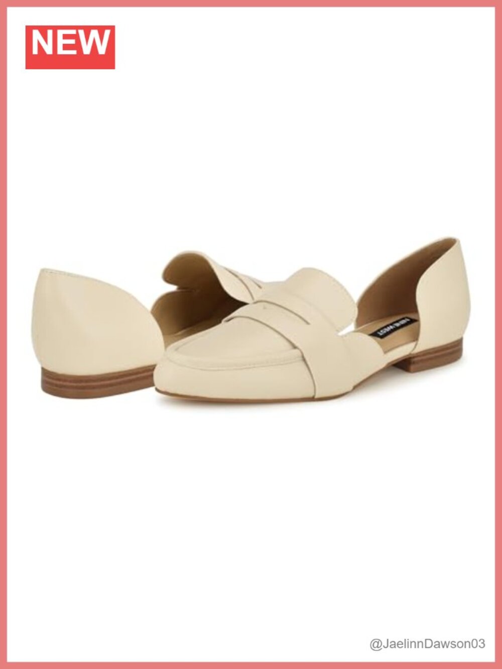 Nine West Women's Faux Leather Slip-On Loafer Flats with Pointed Toe